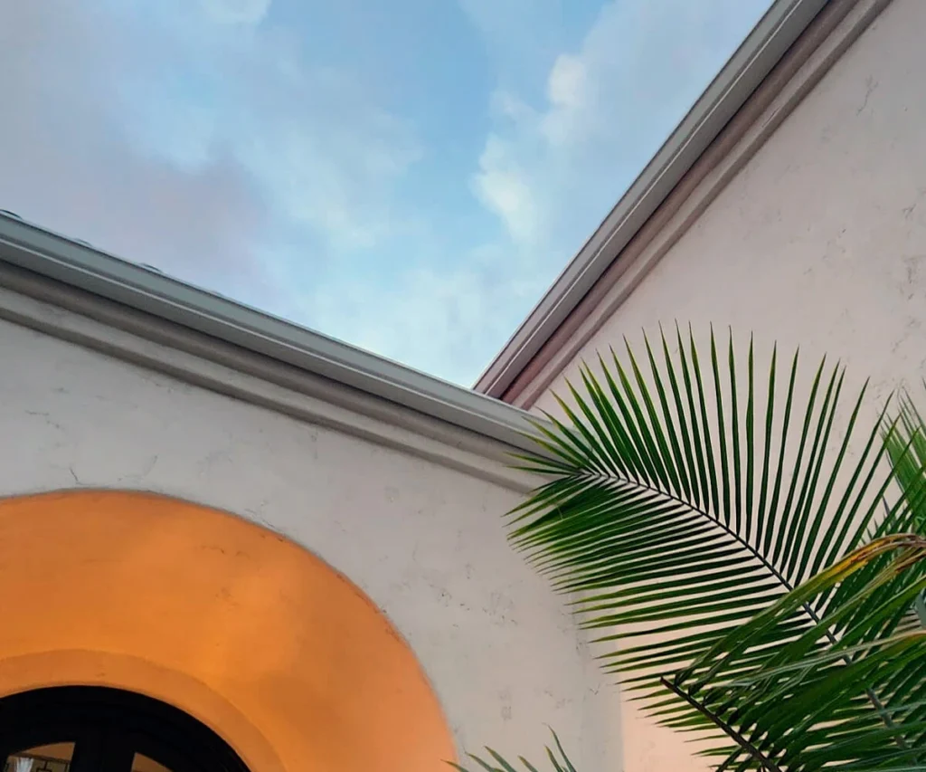 gutter-installed4 Side rail installed