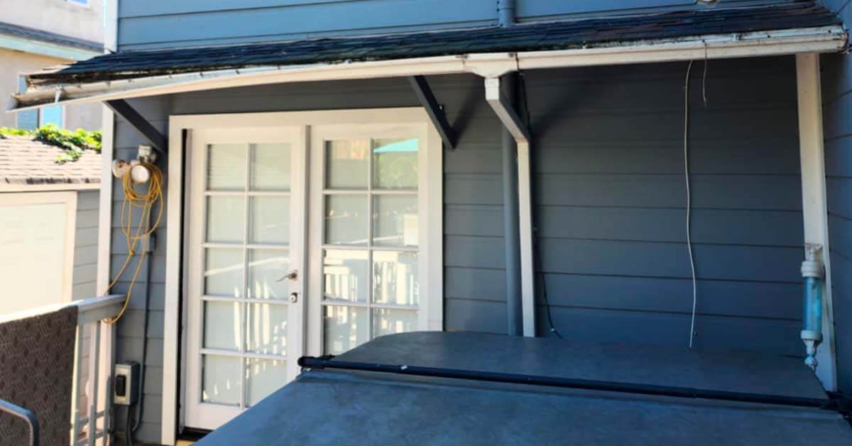 Gutter detaches without repair in san diego