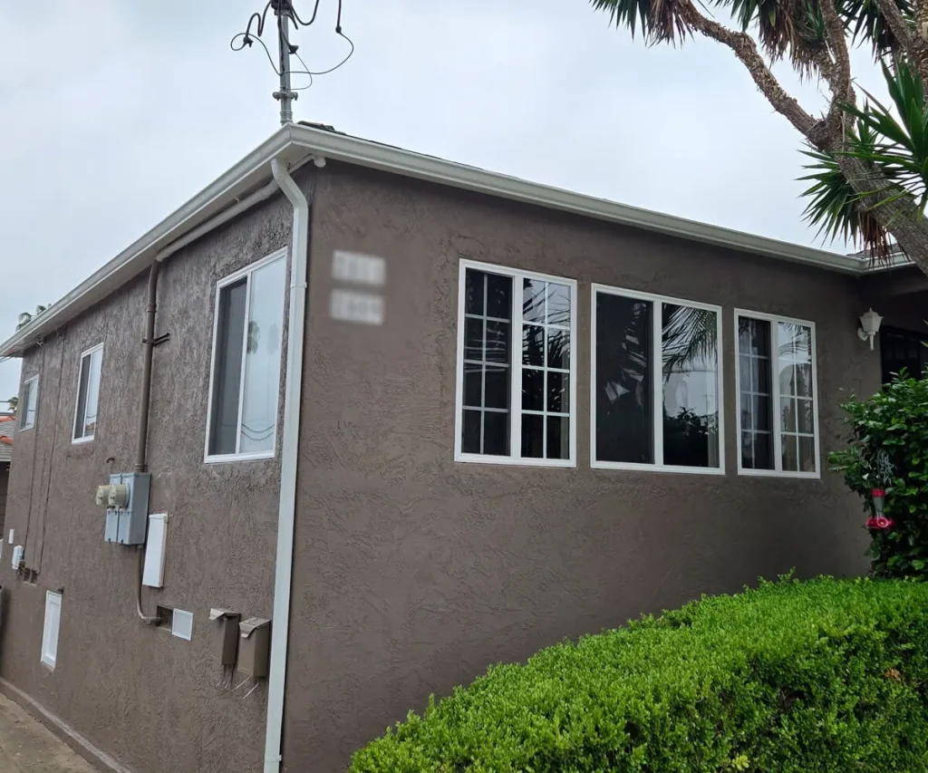 kstylegutter-downspout K Style Gutter with Corrugated Downspout