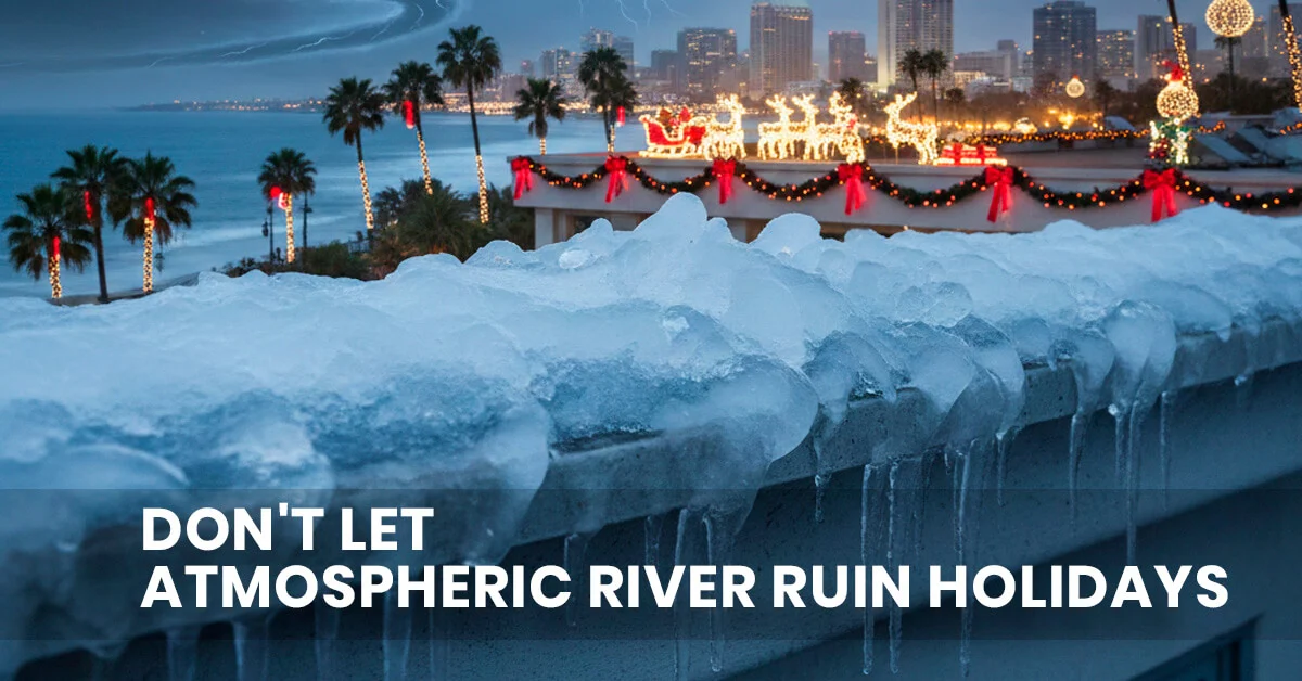 Don't Let an 'Atmospheric River' Ruin Your Holidays! Urgent Gutter Cleaning Before the New Year